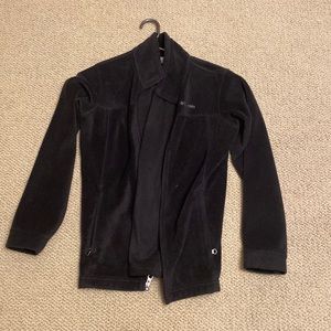 Columbia Black Fleece Jacket Boys Large